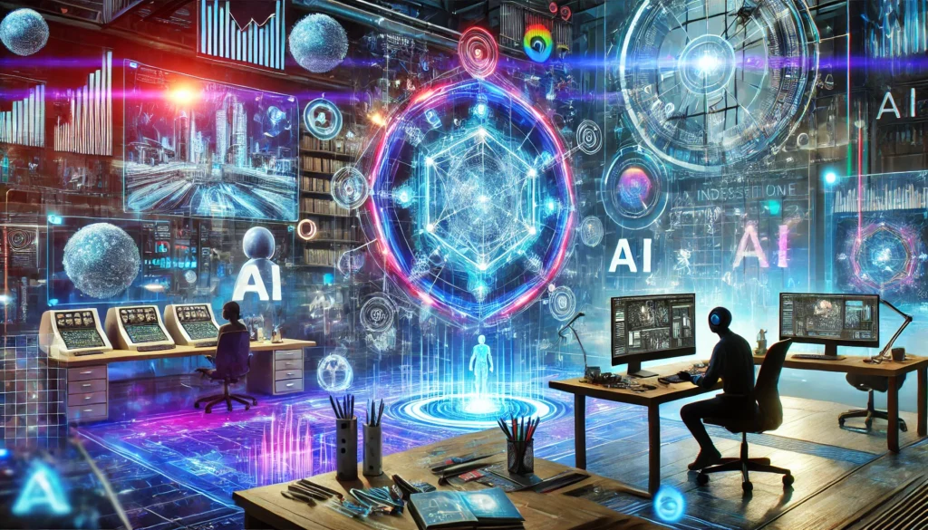AI-driven NPC mobile narrative game image
